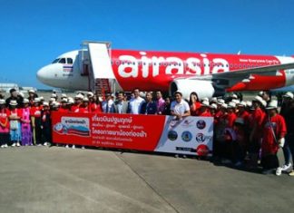 Thai AirAsia has launched new 4 routes from U-Tapao to Chiang Mai, Udon Thani, Singapore and Macau.